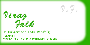 virag falk business card